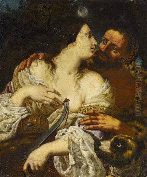 Diana Mit Einem Faun - view 1