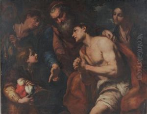 Le Retour Du Fils Prodigue by Johann Carl Loth