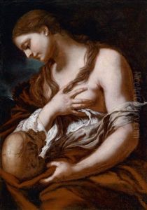 Die Bussende Maria Magdalena by Johann Carl Loth