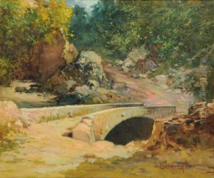 Paesaggio Con Ponte by Cesare Bentivoglio
