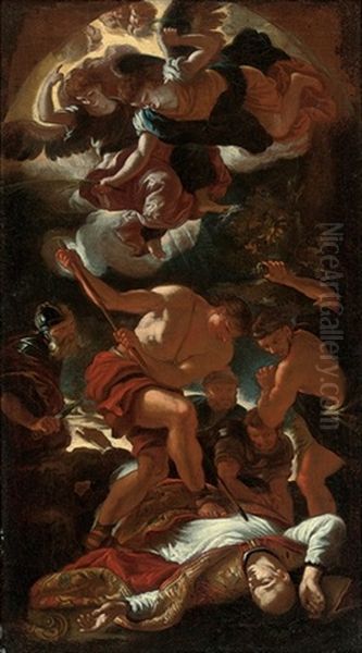 The Assassination Of Saint Gerard Sagredo (study) - view 1