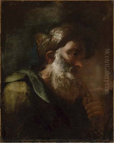 A Bearded Man Wearing A Turban - view 1