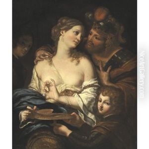 Anthony And Cleopatra by Johann Carl Loth