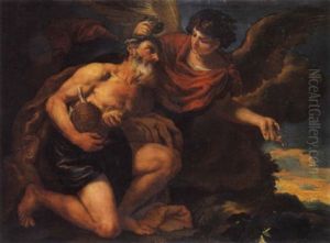 Elia Nutrito Dall' Angelo by Johann Carl Loth