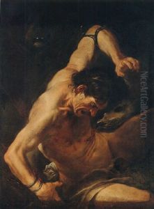 Prometheus Bound by Johann Carl Loth