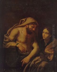 Joseph Deutet Die Traume Der Gefangenen by Johann Carl Loth