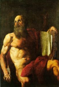 Saint Mathew The Evangelist by Johann Carl Loth