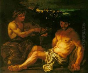 Apollo And Marsyas by Johann Carl Loth