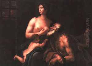 Charitas Romana by Johann Carl Loth