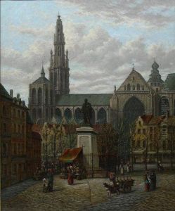 'antwerp' Cathedral by Alfred Bentley