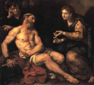 Giuseppe Spiega I Sogni by Johann Carl Loth