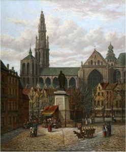 The Antwerp Cathedral by Alfred Bentley