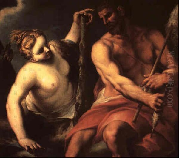 Hercules And Omphale - view 1