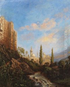Vue De Tripoli (liban) by Pierre Victor Lottin De Laval