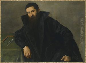 Portrait Of An Architect by Lorenzo Lotto