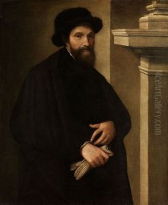 Portrait Des Michelangelo Buornarotti by Lorenzo Lotto