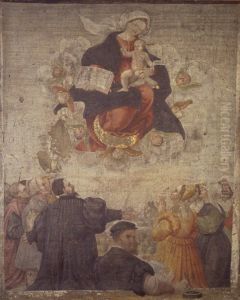 The Immaculate Conception With Worshippers by Lorenzo Lotto