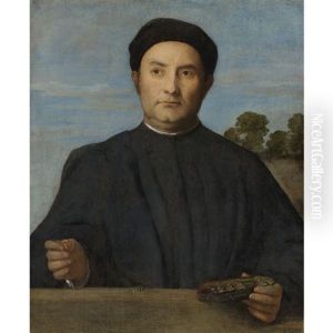 Portrait Of A Jeweler, Giovanni Pietro Crivelli (?) Portrait Of A Jeweler, Giovanni Pietro Crivelli (?)