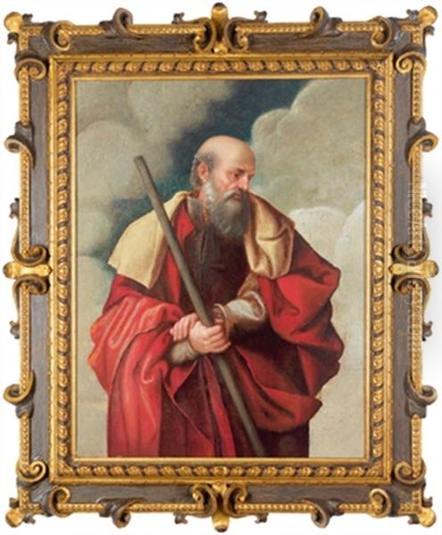Ritratto Di Un Santo Con Bastone - view 1