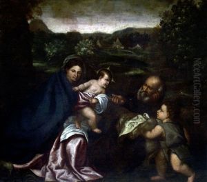 Sainte Famille Avec Saint Jean Baptiste