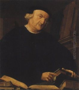 Portrait D'un Homme Tenant Des Livres by Lorenzo Lotto