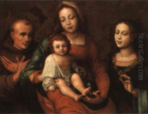 Madonna And Child With St. Catherine And St. Francis - view 1