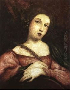 Heilige Katharina by Lorenzo Lotto