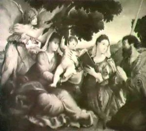 Maria Mit Dem Kind, Der Heiligen Katharina Und              Jacobus D.a.