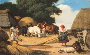 Threshing by Karoly Lotz