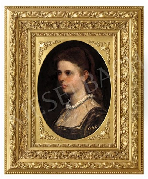 Young Girl With A Golden Necklace - view 1