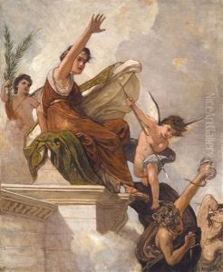 Allegory Of Morality by Karoly Lotz