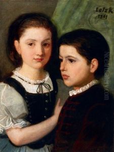 Siblings by Karoly Lotz