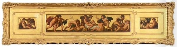Fresques De L'opera De Budapest (study, Various Sizes; Triptych) - view 1