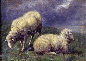 Pastoral Scene With Sheep Pastoral Scene With Sheep