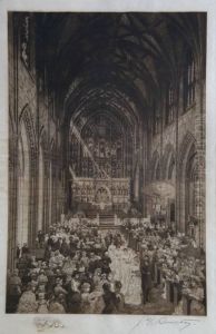 Interior Westminster - Abbey Wedding by James T. Bentley