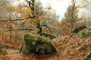 Rochers A Fontainebleau by Paul Louchet