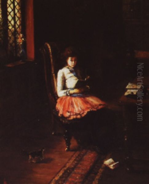 Reading To The Kitten - view 1