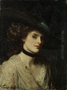 Portrait Of A Lady by William Mouat Loudan