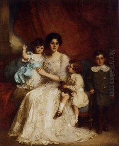 A Family Portrait by William Mouat Loudan