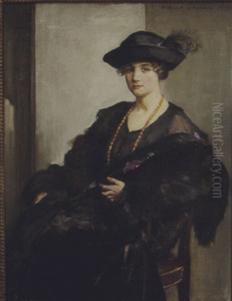 Portrait Of A Seated Woman In Black - view 1