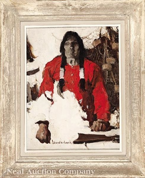 Portrait Of A Native American Hunter - view 1