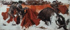 Bullfight (illus. For Cosmopolitan) by Walt S. Louderback