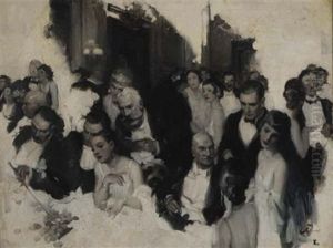 Monte Carlo Casino Scene by Walt S. Louderback