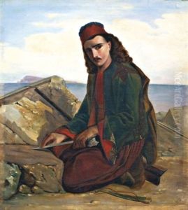 Jeune Grec Au Poignard by Louise (Queen of Denmark)