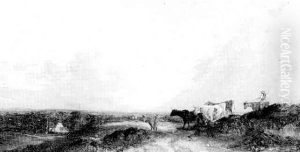 Driving Cattle - view 1