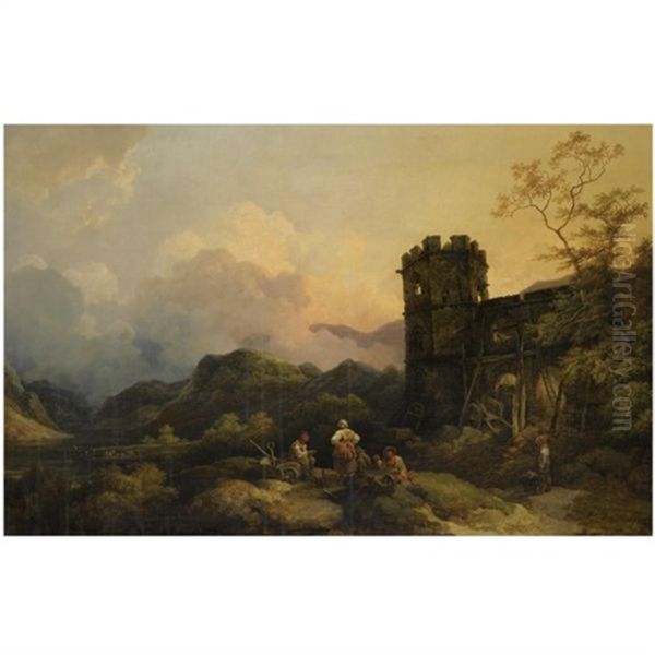 A Landscape With Ruined Tower - view 1