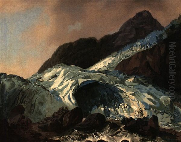Gletschertor Am Mer De Glace In Chamonix - view 1