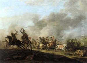Choc De Cavalerie by Philip James de Loutherbourg