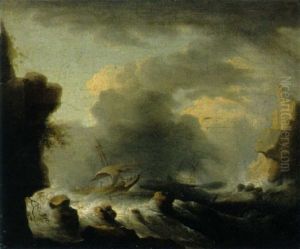 Schiffe Auf Sturmischer See