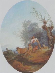 Galante Szene by Philip James de Loutherbourg